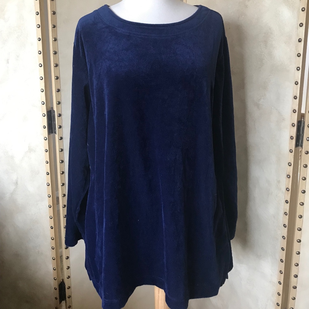 Blue Velvet Sweater